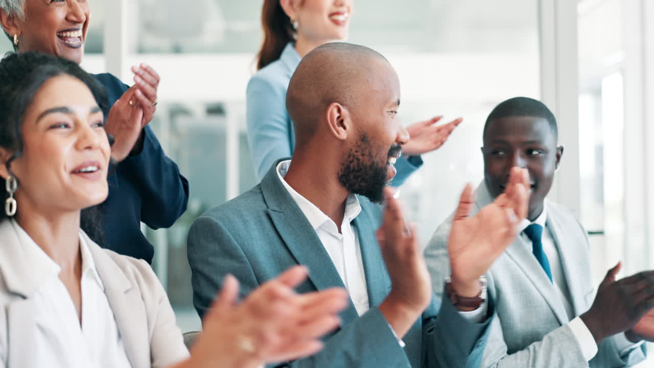 Business Team Celebrating Success