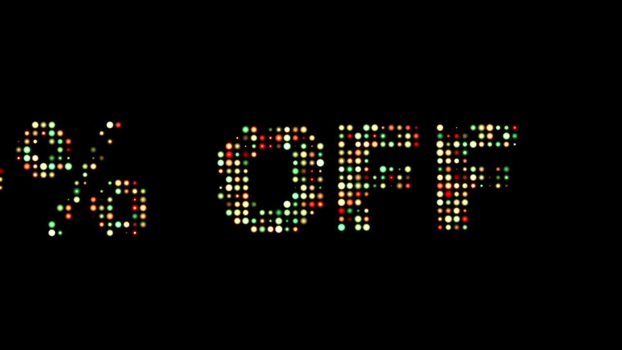 30 Percent Off Front Text Scrolling Led Wall Pannel Display