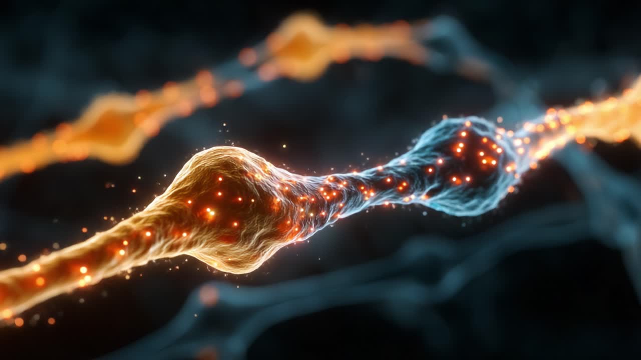 Dynamic Interaction of Neurons: A Visual Exploration of Synaptic Connections and Neural Communication in the Nervous System