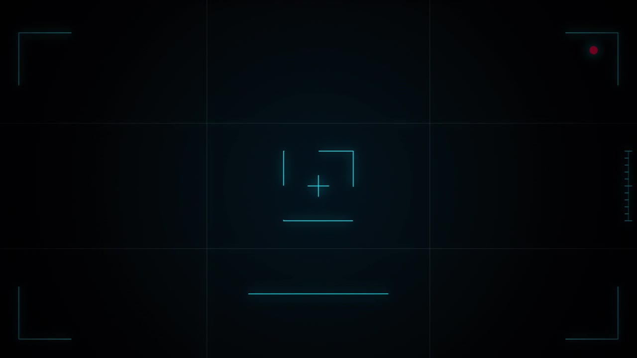 Digital Camera Viewfinder Overlay with Recording Indicator
