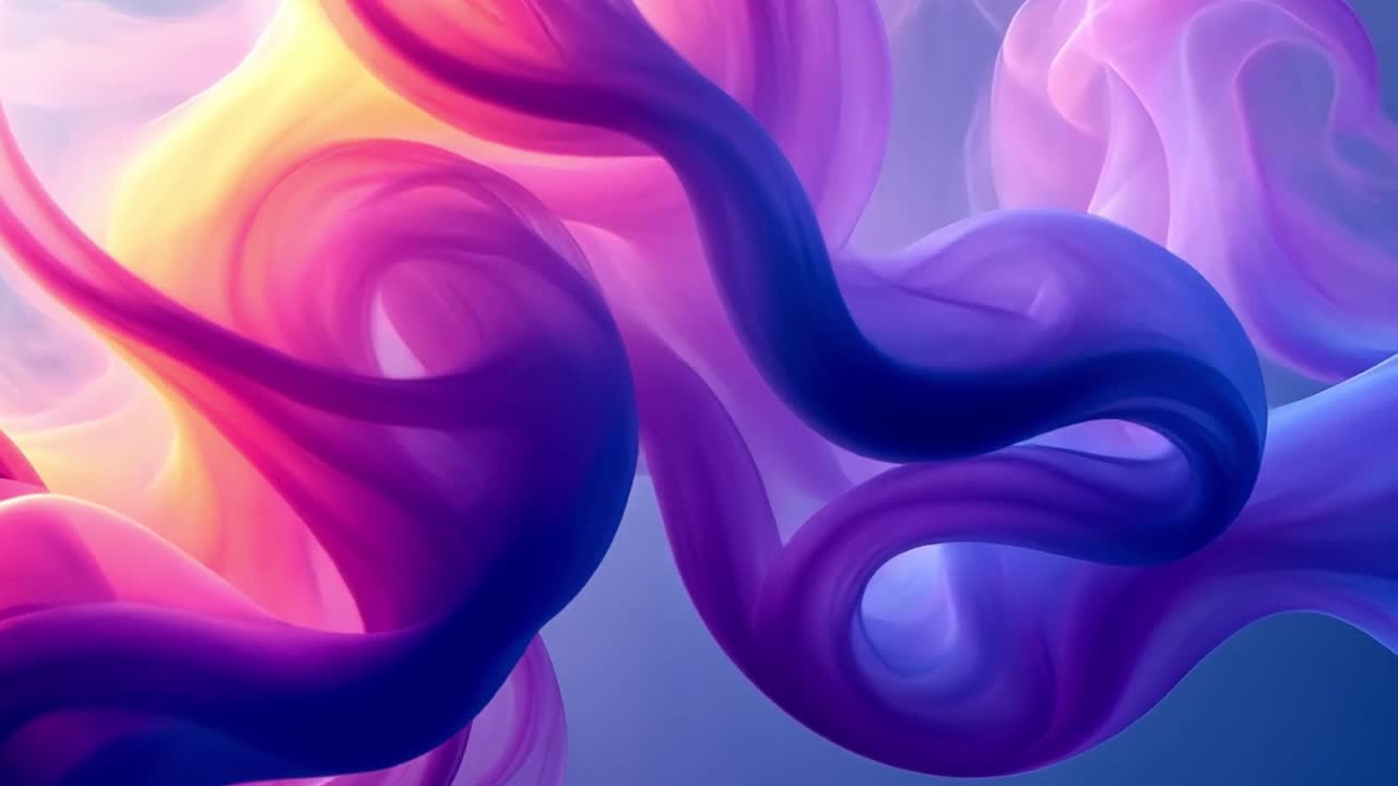 Abstract colorful smoke background