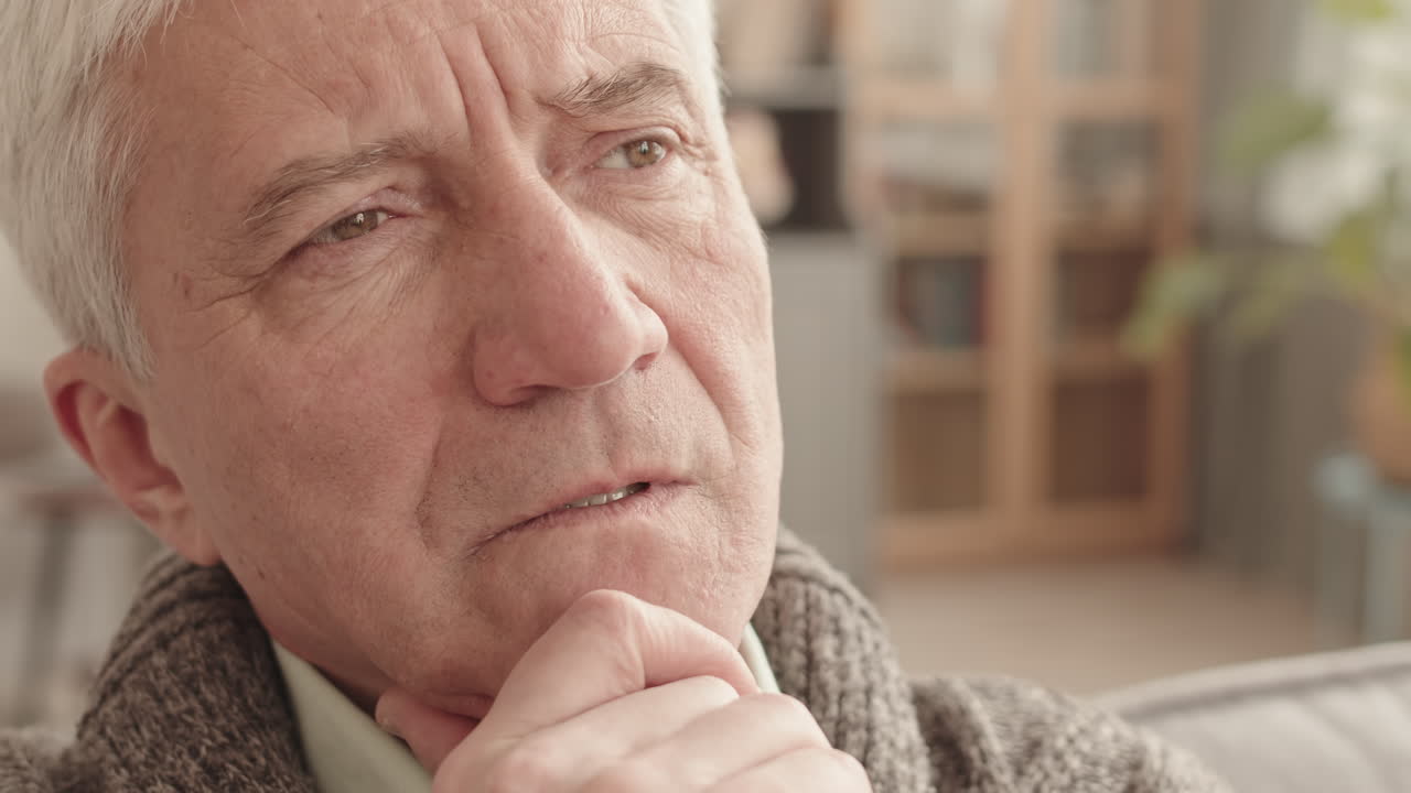Thoughtful Senior Man