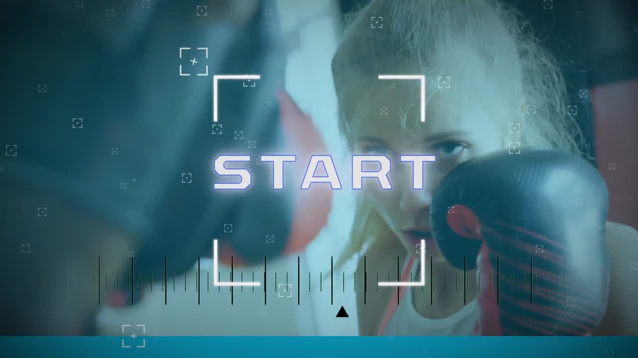 여성 권투 선수 훈련에 대한 시작 텍스트의 범위