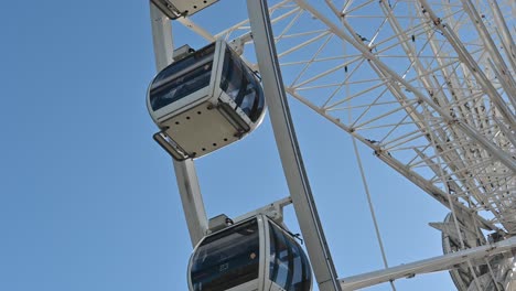 gdansk city ferris wheel in poland