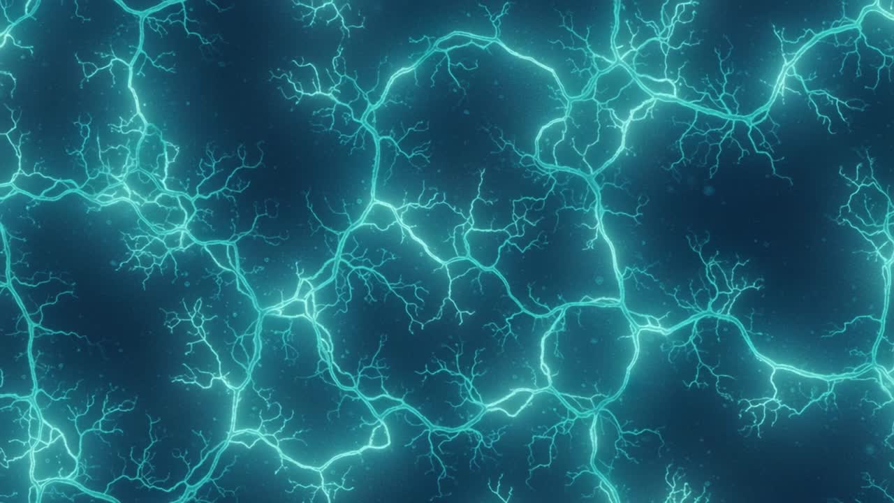 A Dynamic Display of Electric Patterns: Exploring the Intricacies of Neural Connections and Their Captivating Visual Representation in a Stunning Electric Blue Display