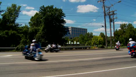 a shriner's parade features motorcycles traveling in circles