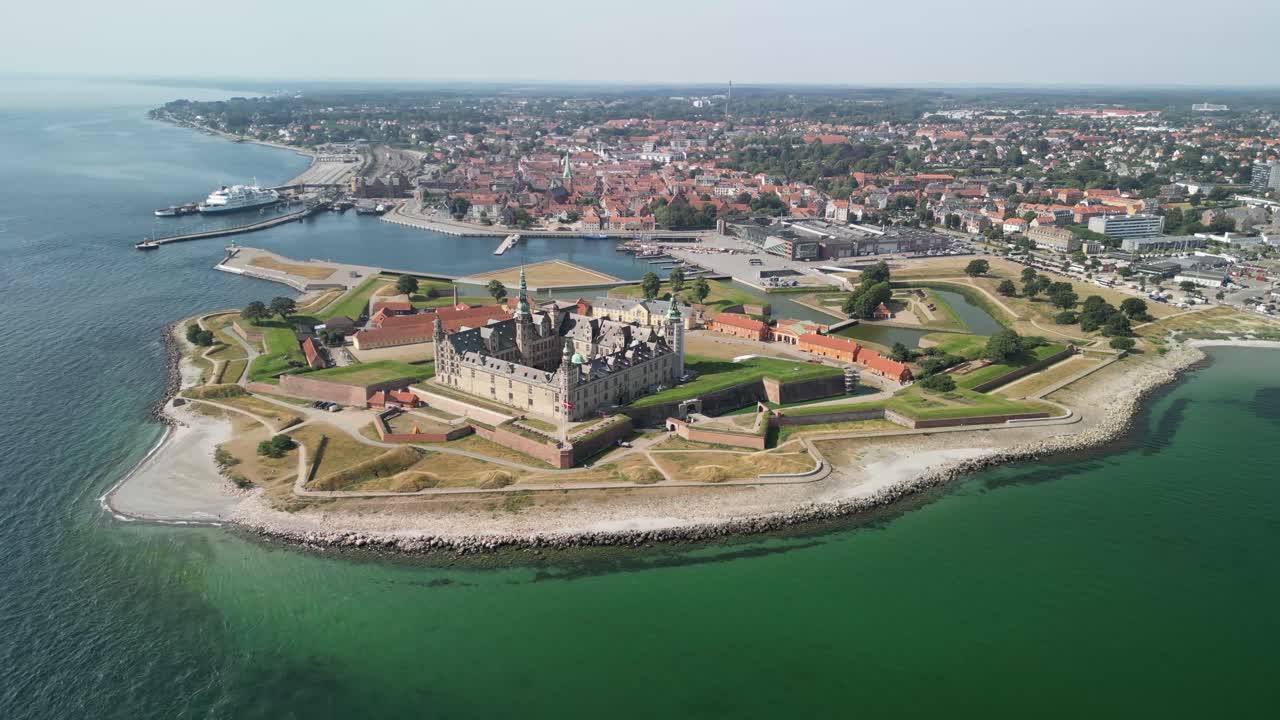 Kronborg Castle - Ocean Drone Pan