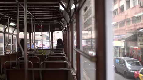 hong kong tram interior