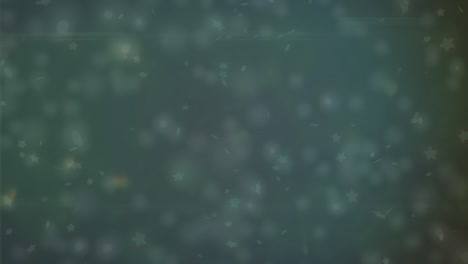 animación de nieve cayendo sobre un fondo oscuro