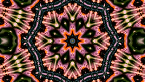 movimiento de fondo de kaleidoscopio abstractamente colorido