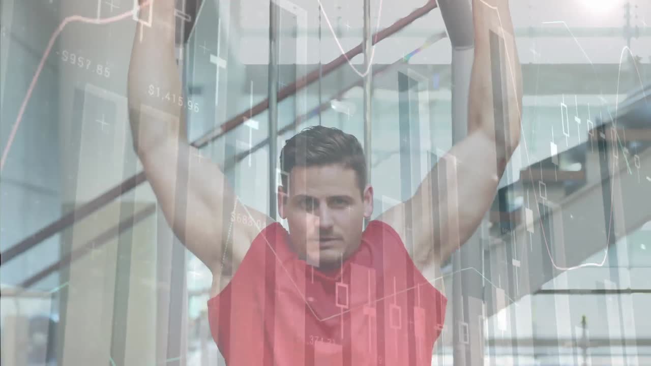 procesamiento de datos con el hombre trabajando