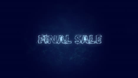 venta final texto. plexus con texto venta final plexus video 4k