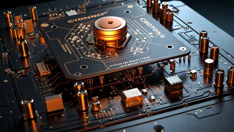 innovative circuit board design showcasing advanced technology elements