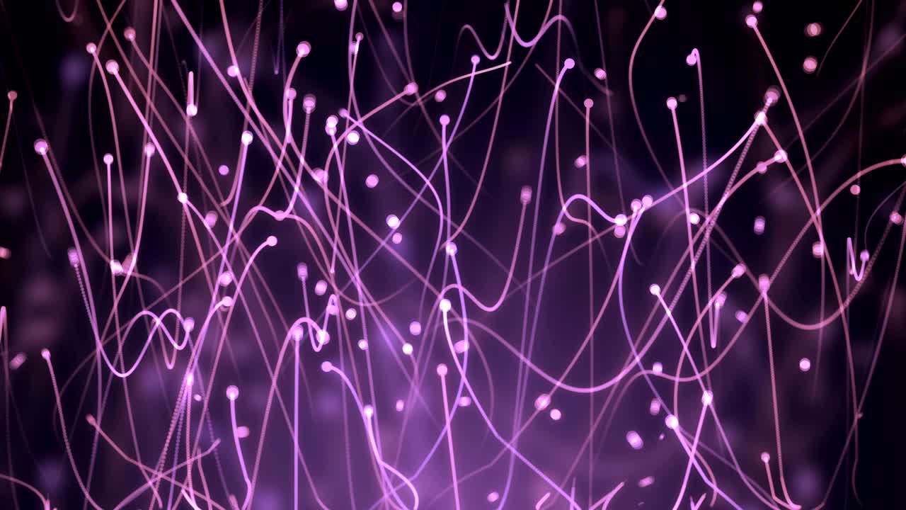 partículas de gusano abstractas