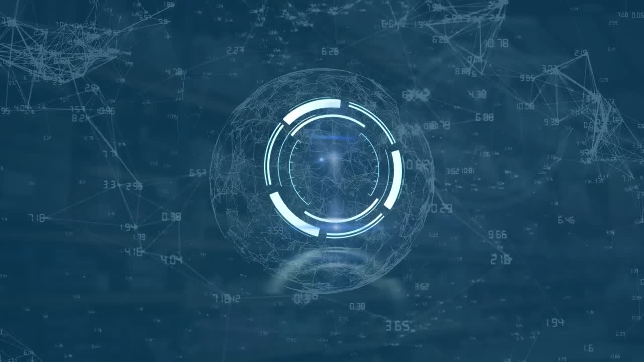 Animation of scope scanning over globe