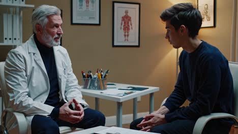 doctor and patient consultation