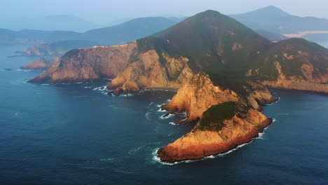 landscape of amazing sai kung country park in hong kong