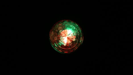 looping red and green disco light