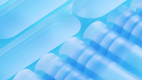 abstract glass shape background, 3d rendering.