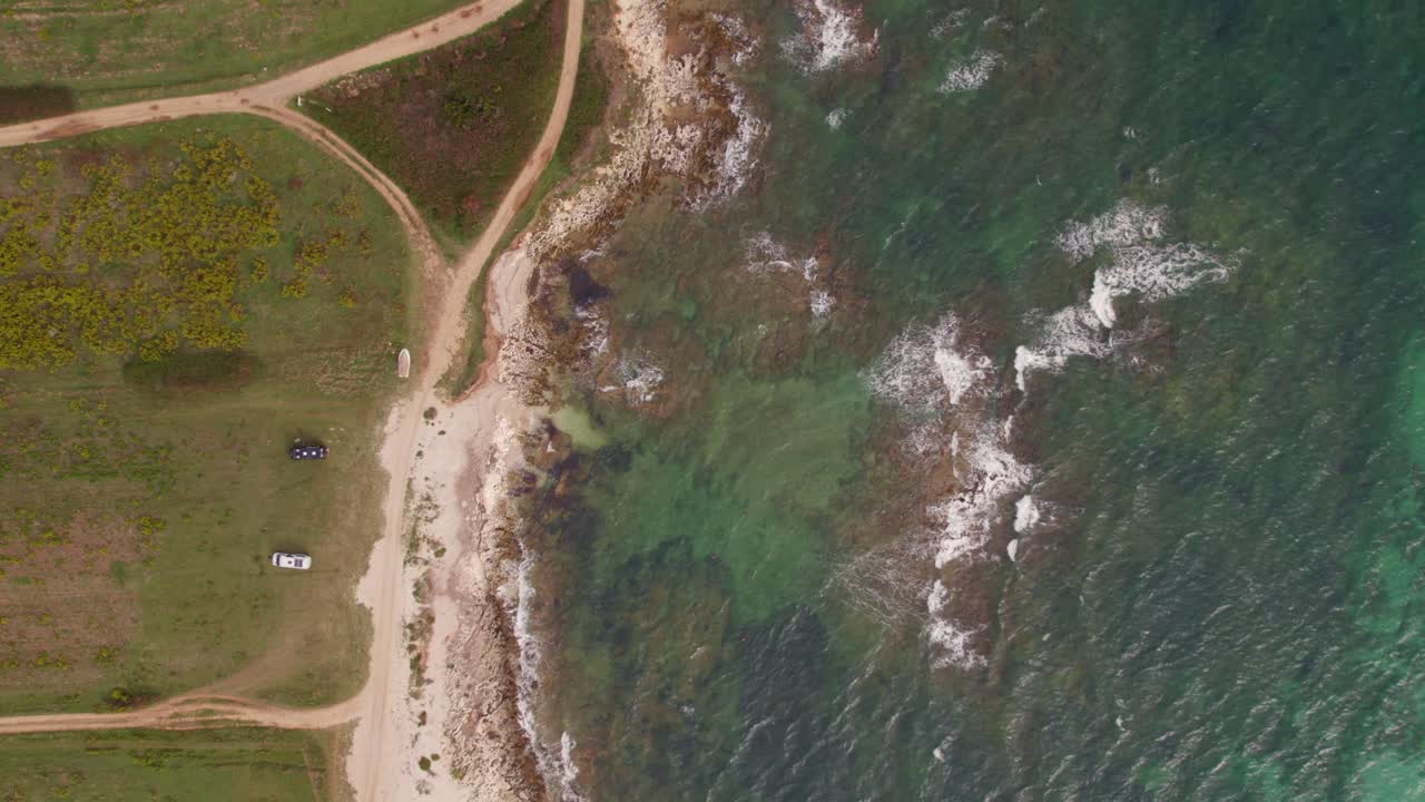 Camping ved havet i Medulin med en autocamper