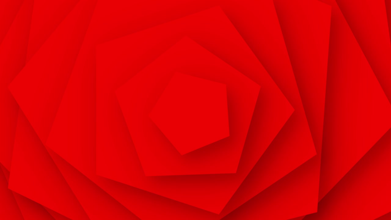 patrón de pentágono rojo brillante con resumen de sombra de duotono