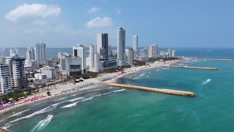 Boca-Grande-At-Cartagena-De-Indias-In-Bolivar-Colombia