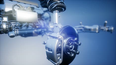 motores de automóviles detallados y otras piezas