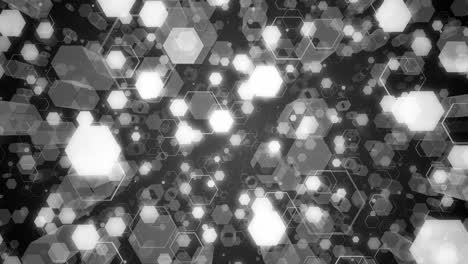 fondo de patrón hexagonal abstracto