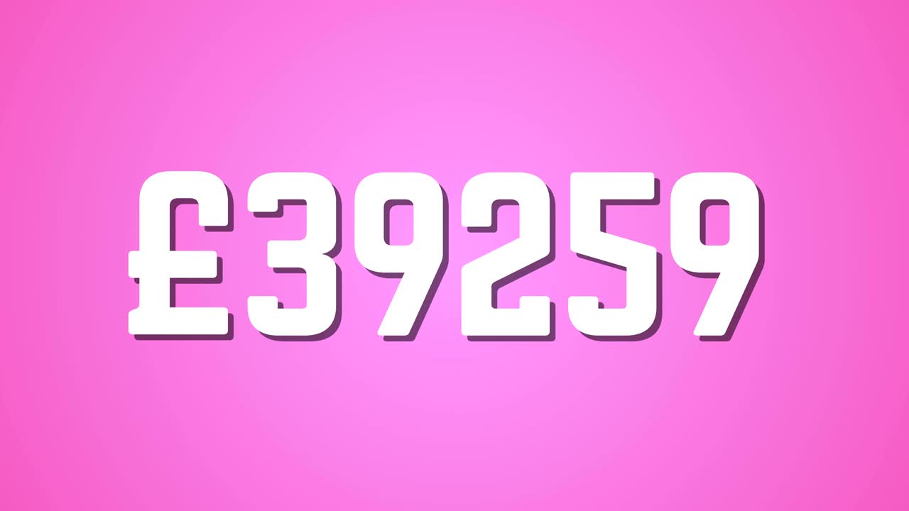 0에서 100,000 파운드 핑크까지 계산합니다.