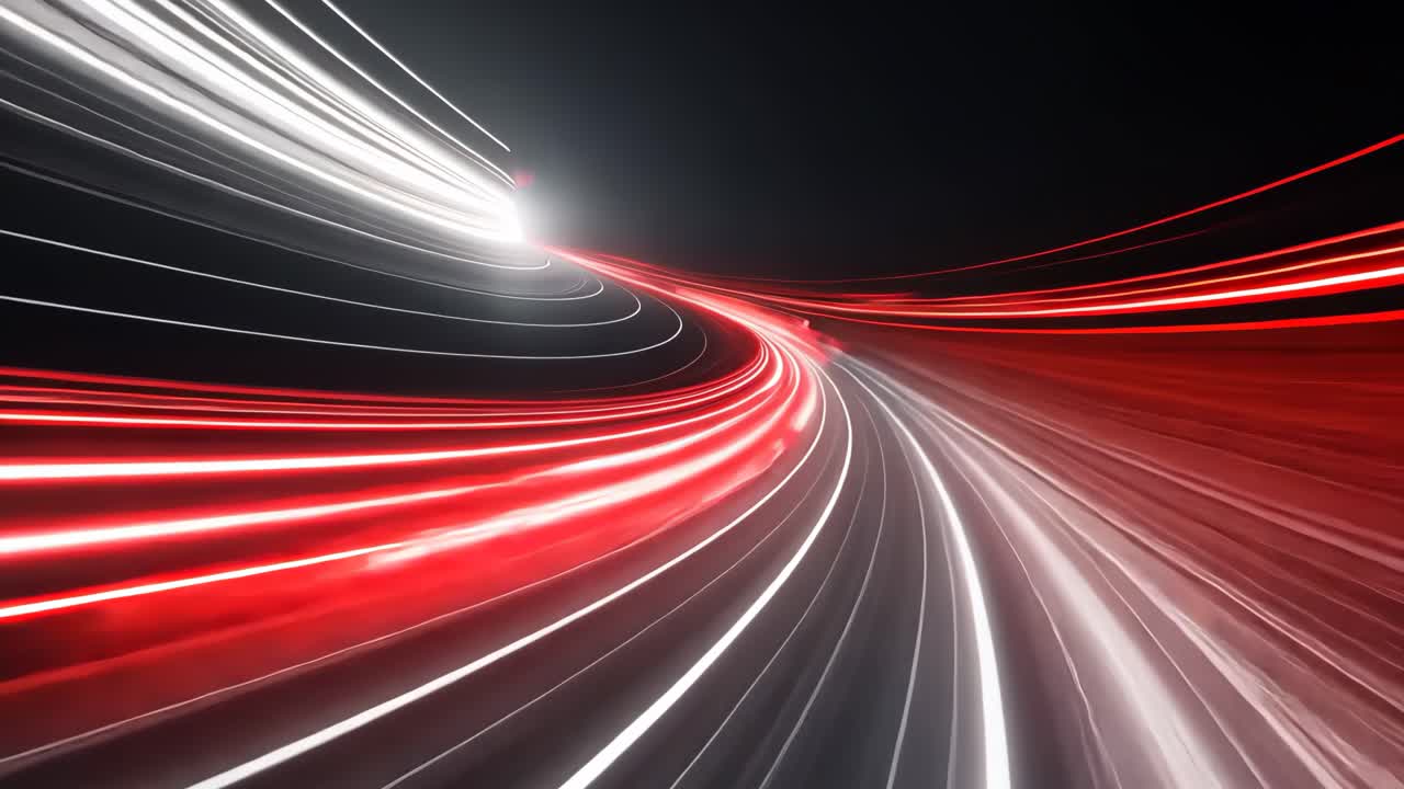 senderos de luz abstractos