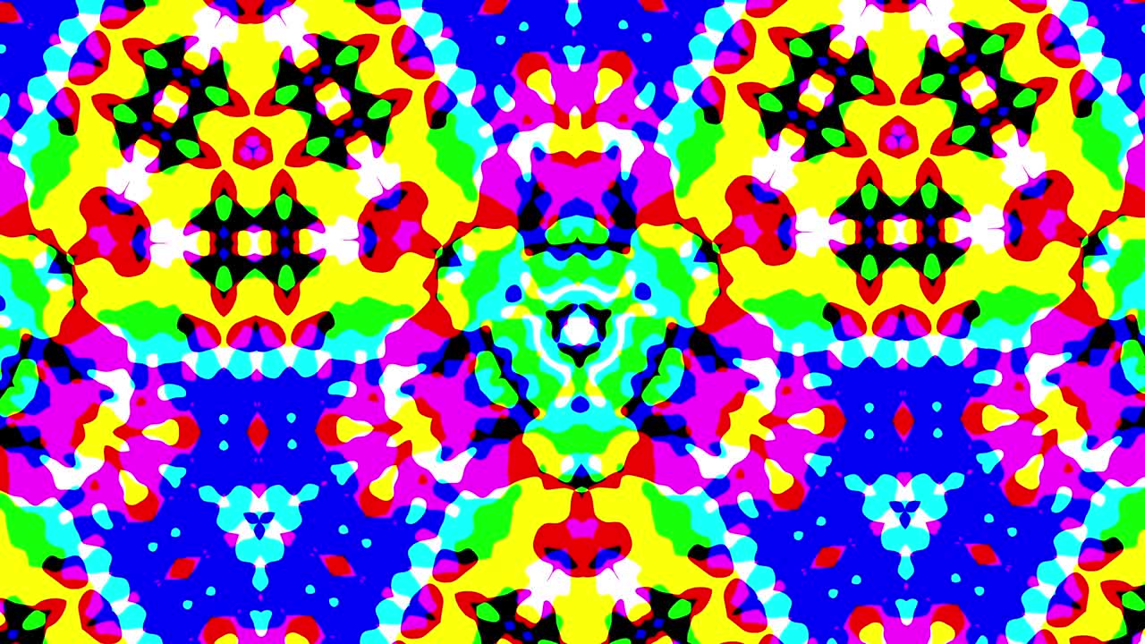 Hypnotism. Hypnosis. Kaleidoscopic looping