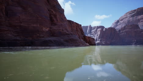 scenic view of a canyon with a river