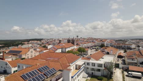 sitio da nazare, 절벽 위의 오래된 마을, 실버 코스트, 포르투갈