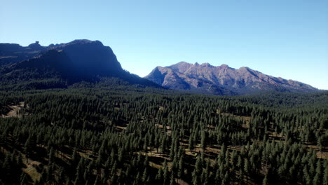 cascade mountain and surrounding canadian rocky mountains in summer time