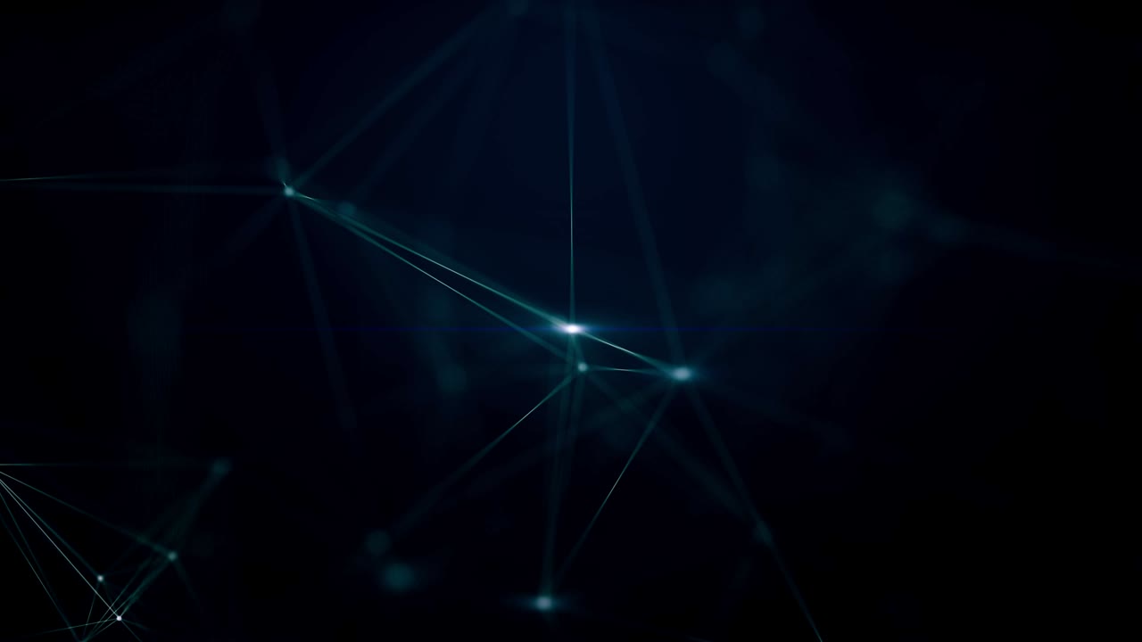 3D render abstract plexus shapes