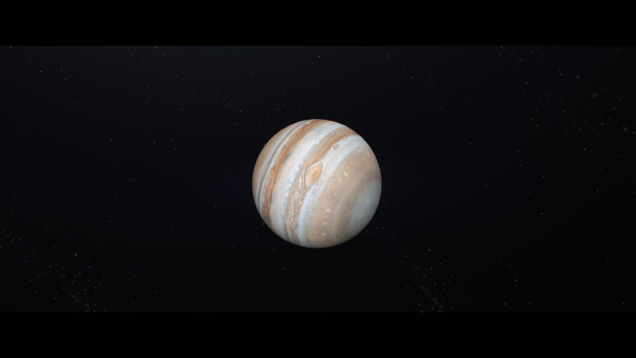 Jupiter planet viewed from space