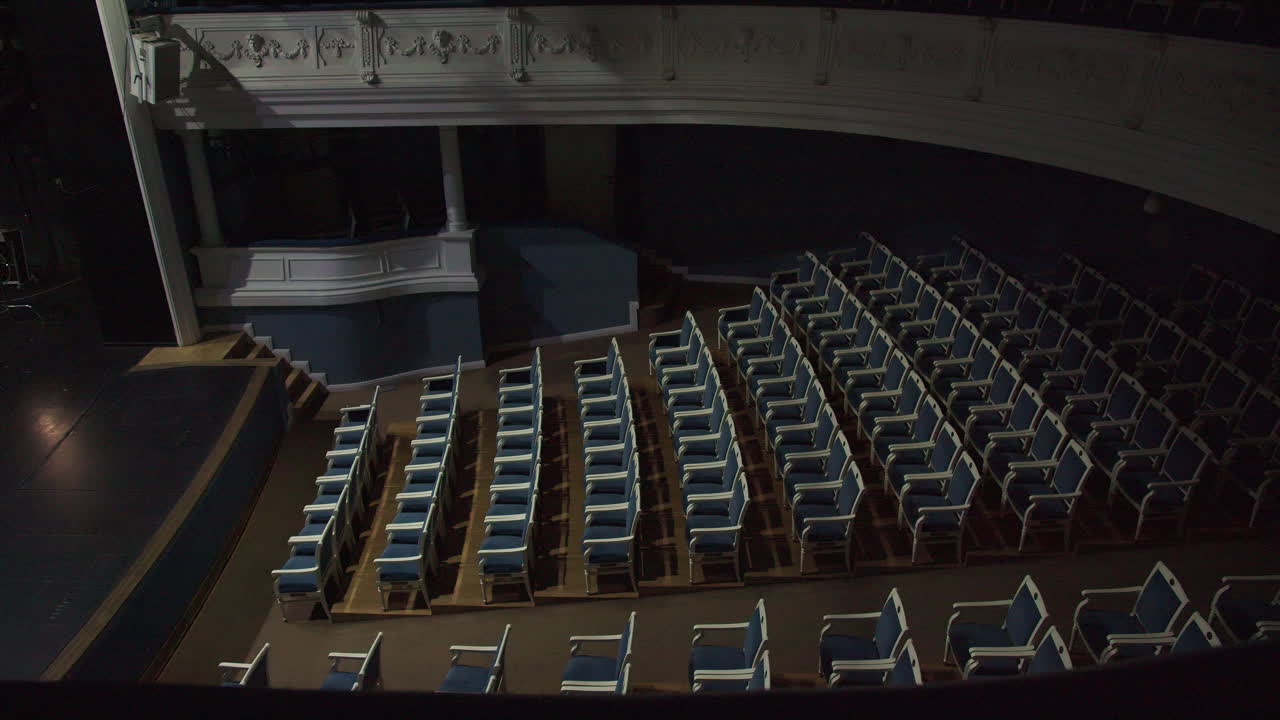 el interior del teatro