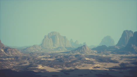 área desértica del cañón de la roca roja roja