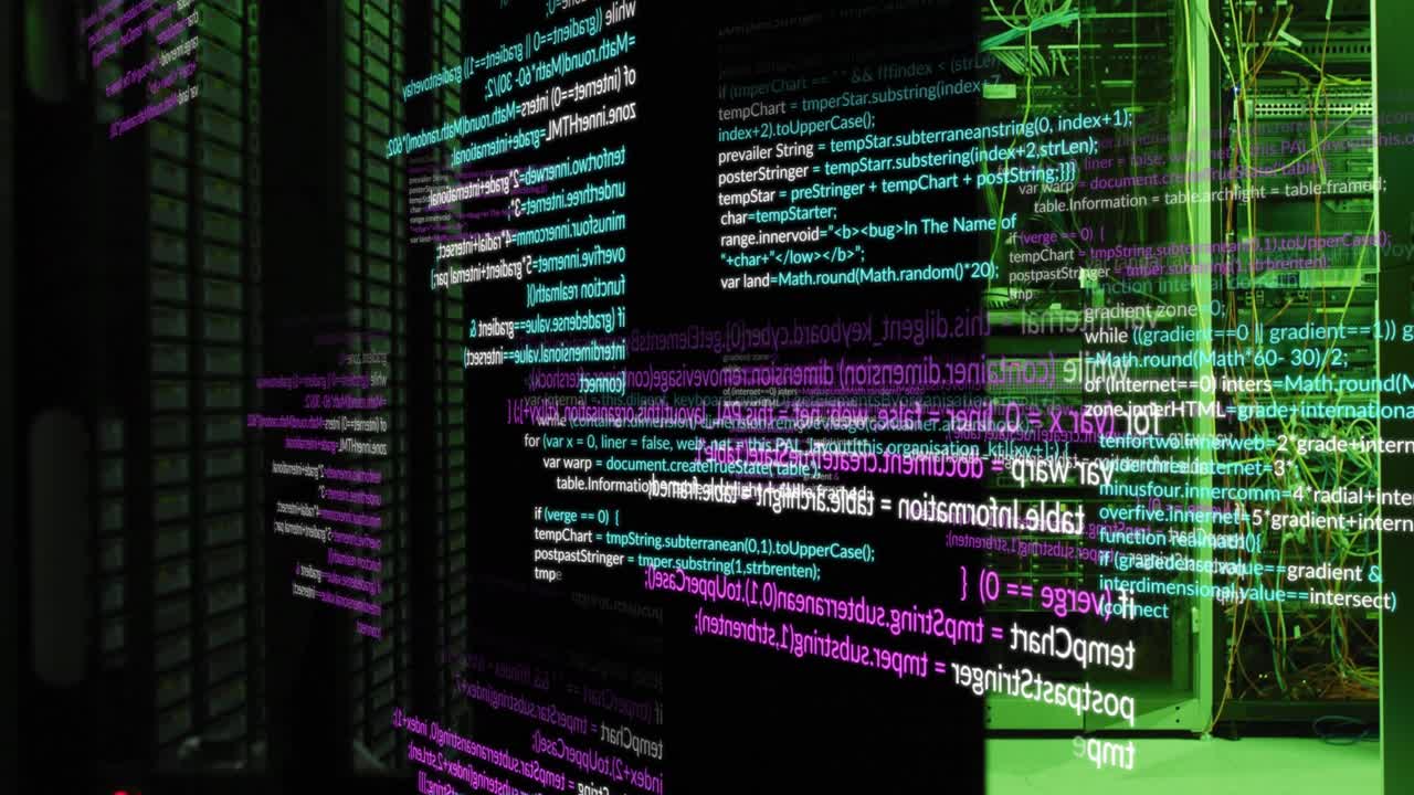 Dobbelte kodeplaner udløst af initialisering, roterer og konvergerer, hvilket illustrerer serverdataflow