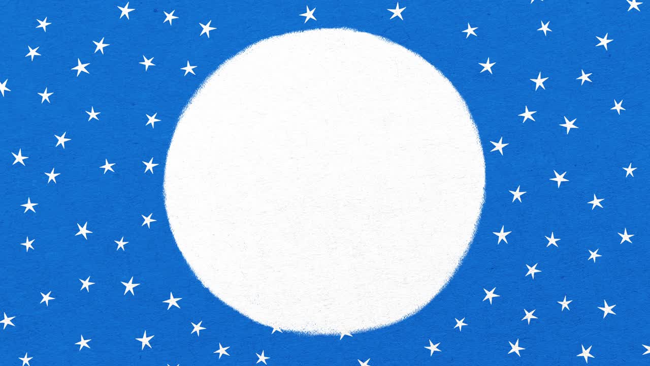 파란색 별빛 배경 애니메이션, 복사 공간과 함께 텍스처 된 배경