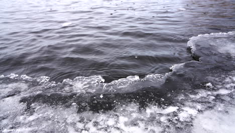 Lago-De-Agua-Fría-Con-Borde-Helado