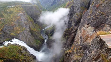 galce into the depths of norway largest waterfall