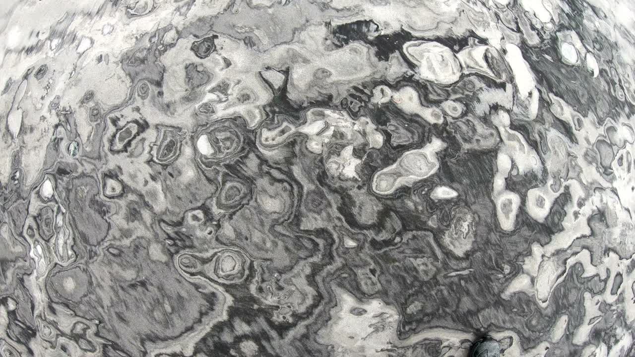 해변의 모래 구조, 북해, jutland, 덴마크, 4k