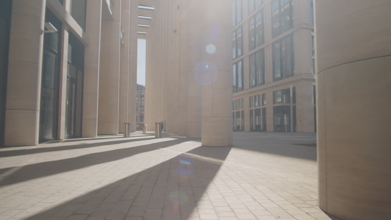 비즈니스 센터의 기둥