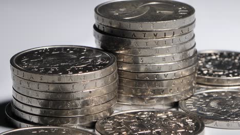 monedas de un lat de letonia