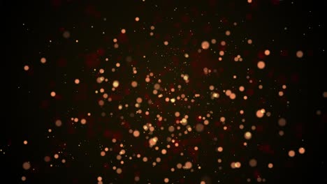 bokeh partículas vacaciones y navidad fondo seamles loopable animación
