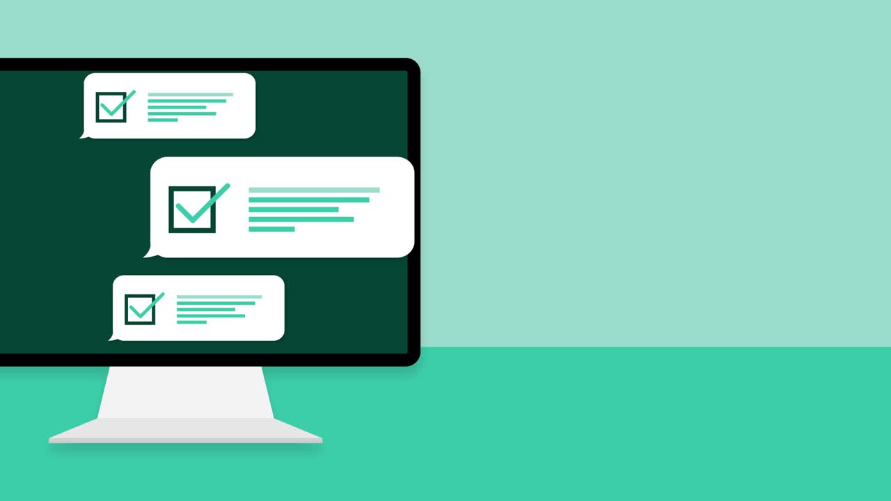 tiene teléfono de mano con signo seguro en la pantalla sobre fondo verde. gráficos de movimiento.