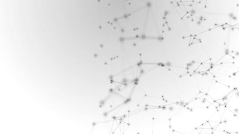 abstract plexus geometry with lines digital cyberspace and digital data network connections concept