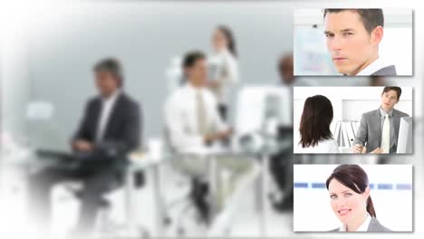 gente de negocios en el trabajo