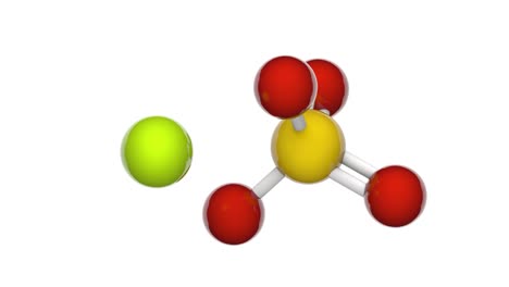 magnesium sulfate (mgso4). seamless loop.